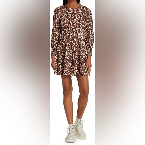 Baum und Pferdgarten Animal Print Arlette Fit-&-Flare Mini Dress Size EU 38 US 8 - Picture 1 of 14